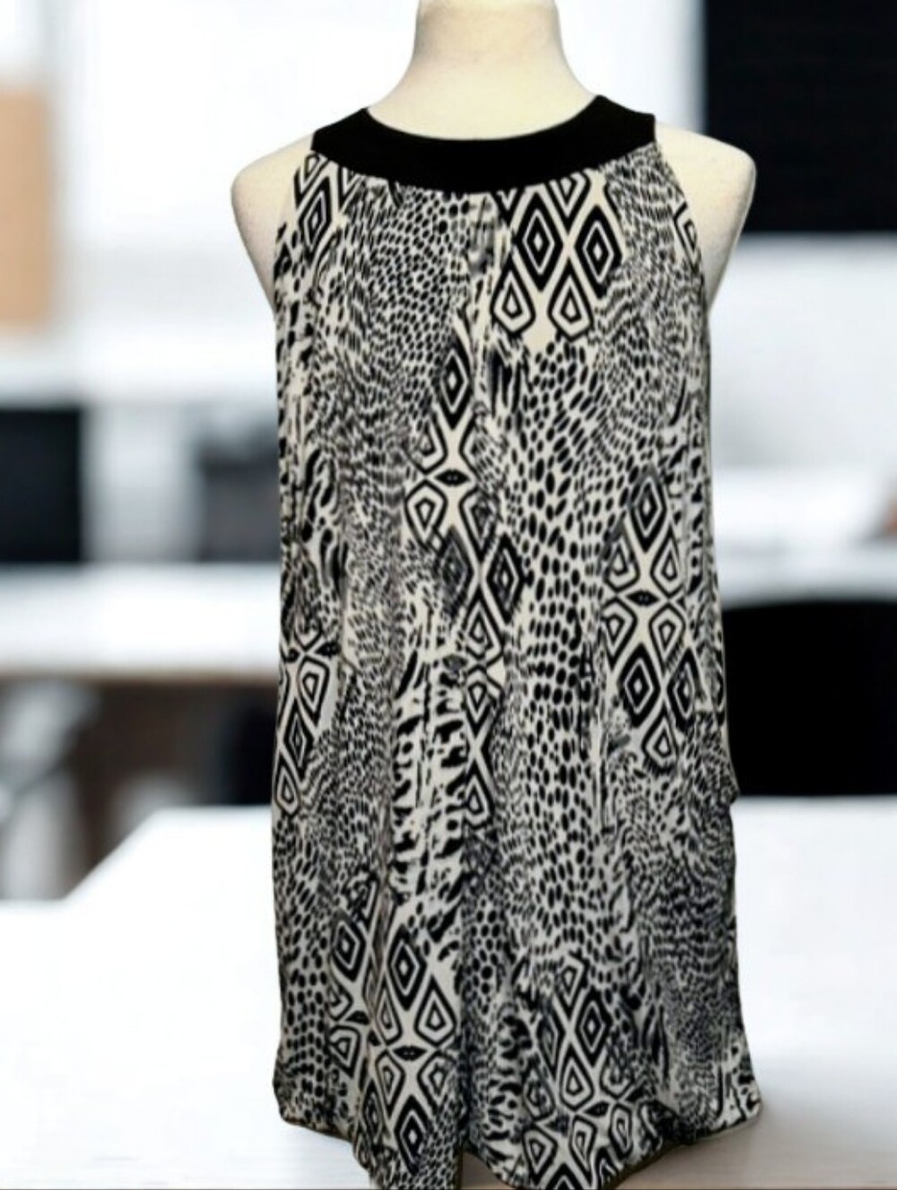 AB Studio Sleeveless Dress w/Pockets Sz XL